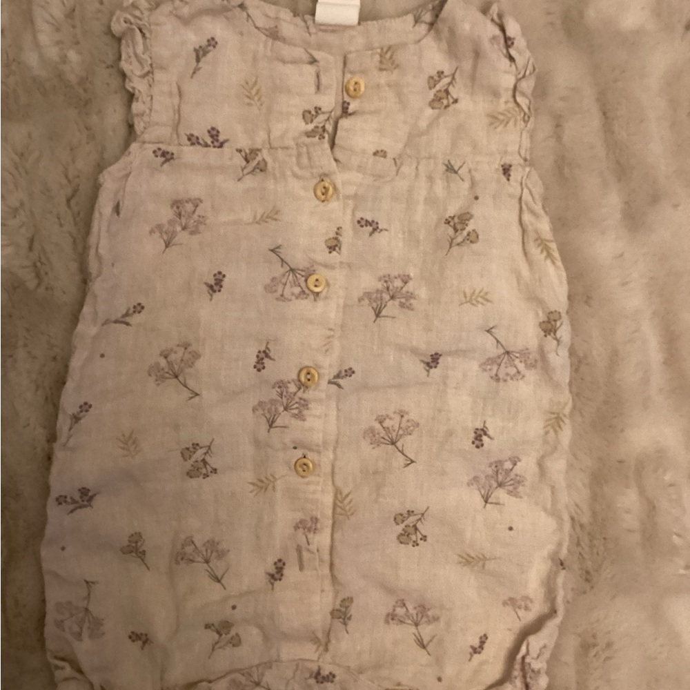 Floral Baby Romper